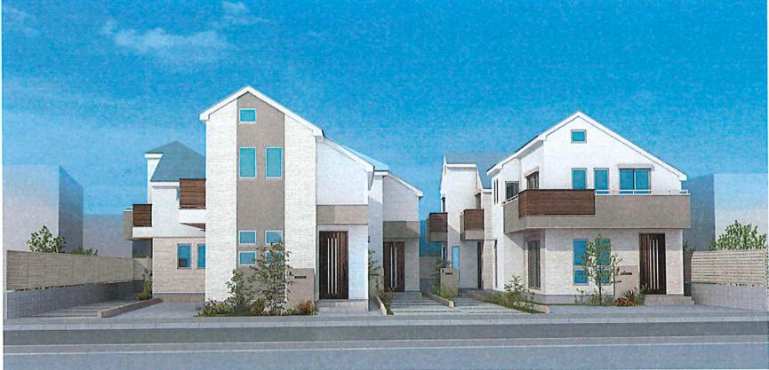 中野区上鷺宮5丁目新築戸建全5棟。最終1棟