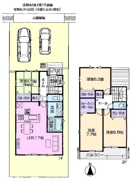 守山区川北町新築分譲住宅　1号棟
