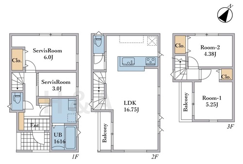 大田区中央３丁目　３区画