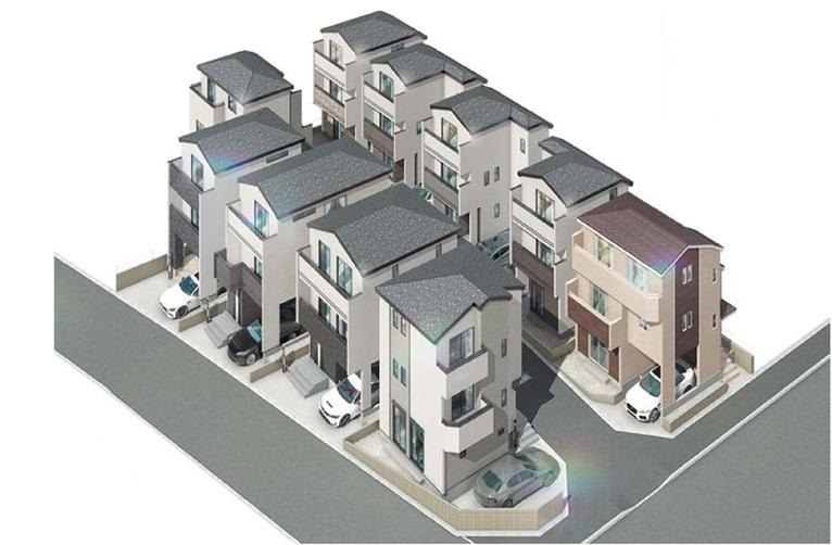 板橋区徳丸5丁目新築戸建全10棟。最終1棟。