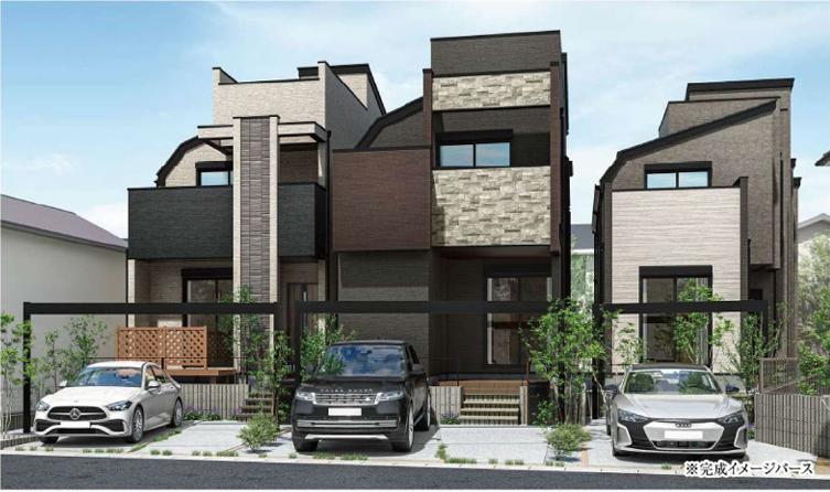 板橋区常盤台1丁目新築戸建全３棟。