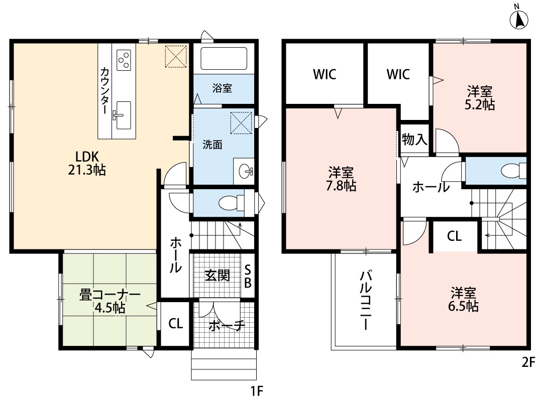 小牧市久保　新築戸建　１号地
