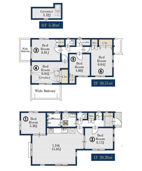 新築分譲戸建　馬込　全3棟