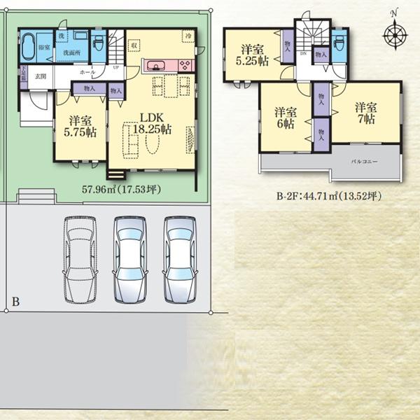 町田市南成瀬６丁目　全２棟Ｂ号棟