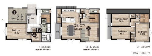 品川区戸越２丁目　A号棟