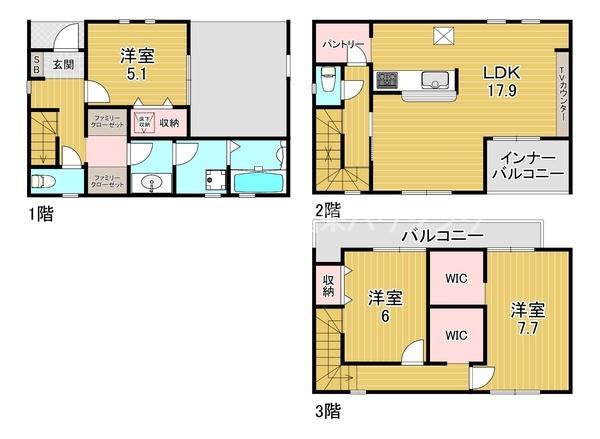 旭区生江3丁目新築戸建て