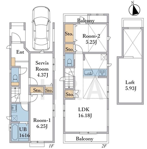 大田区久が原３丁目　A号棟