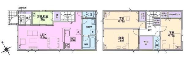 守山区川西新築分譲住宅　１号棟