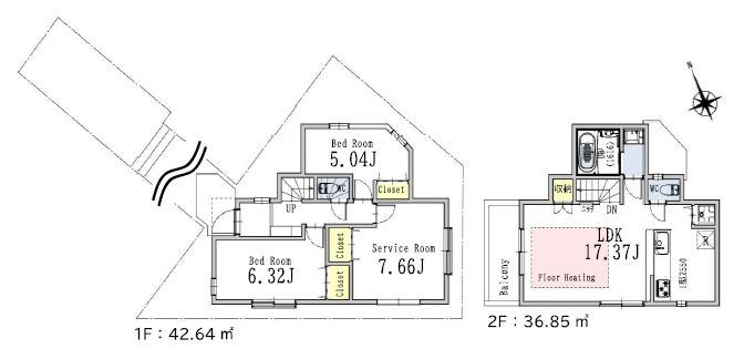 杉並区上井草４丁目　新築戸建て　B号棟