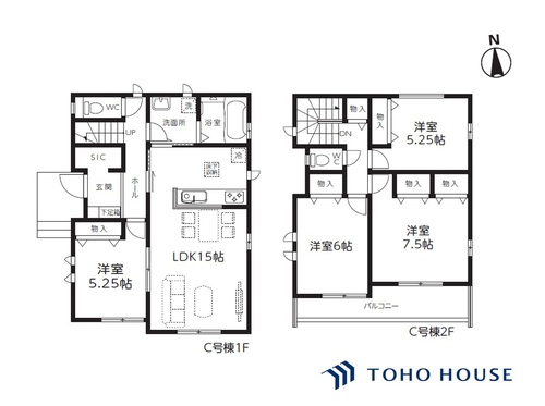 西区三橋6丁目　第2期　C号棟　全4棟