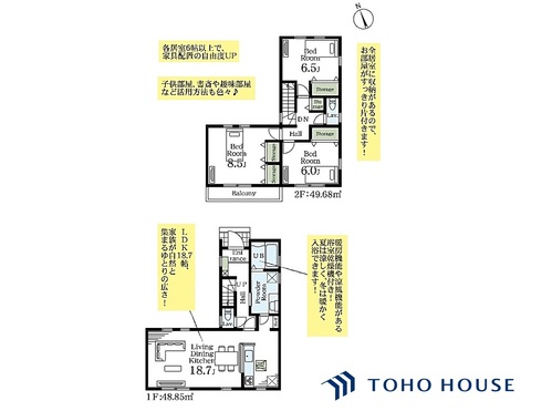 西区二ツ宮　6号棟　全6棟