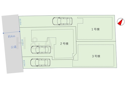 大田区中央４丁目　３号棟