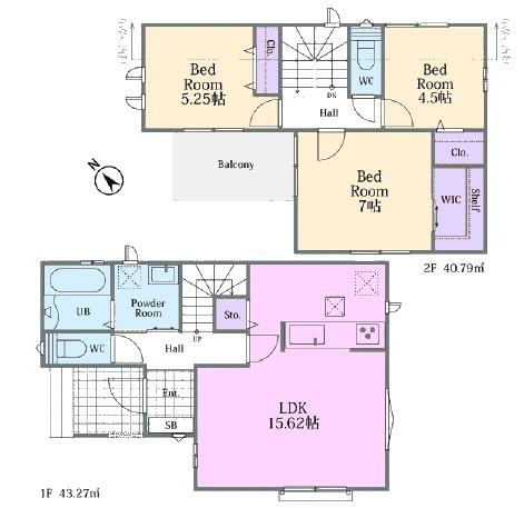 守山区緑ケ丘新築分譲住宅　A号棟