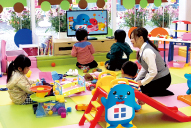 全店舗にキッズコーナーを完備！