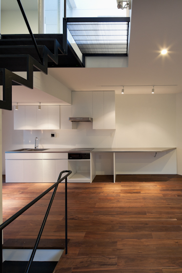 造作のキッチン