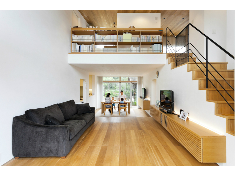 子世帯のリビングダイニング