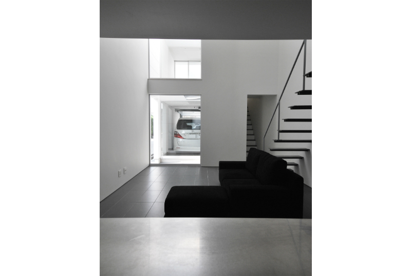 O Uccino 階段 稲沢gh 黒い箱家 建築家 片岡英和さんの作品事例