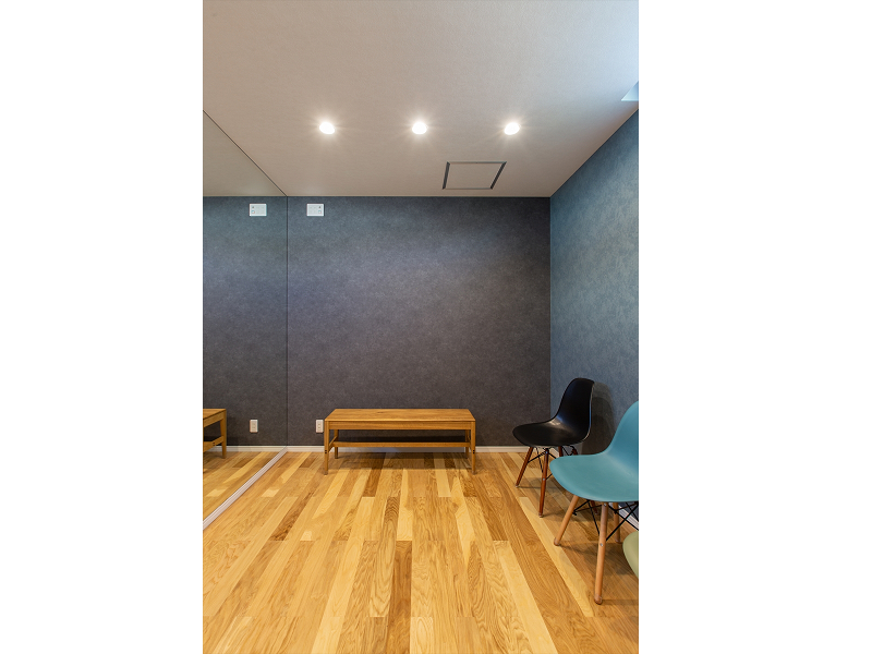 趣味のトレーニングを行うトレーニングルーム