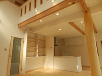 大きな吹き抜けのあるお家