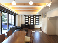 狭小地のバリアフリーローコストハウス