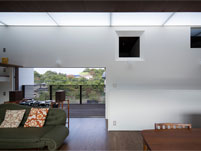 北側テラスのある二世帯住宅