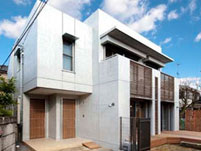 ワークスペースのある二世帯住宅