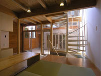 外室(中庭)のある家