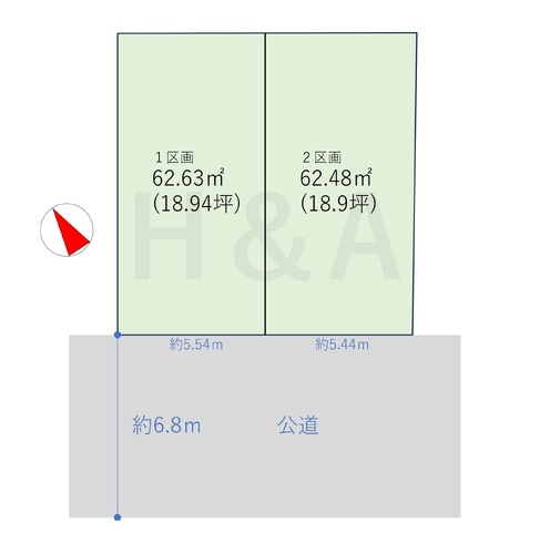 大田区上池台３丁目　２区画