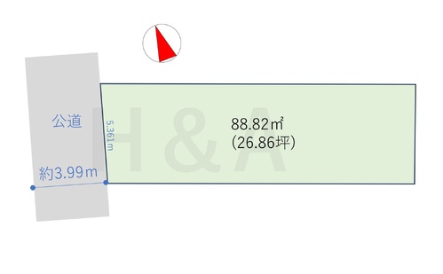大田区東嶺町　A区画
