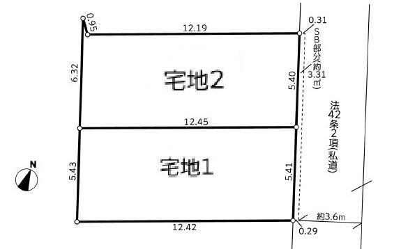 鶴見区北寺尾7丁目全2区画1区画