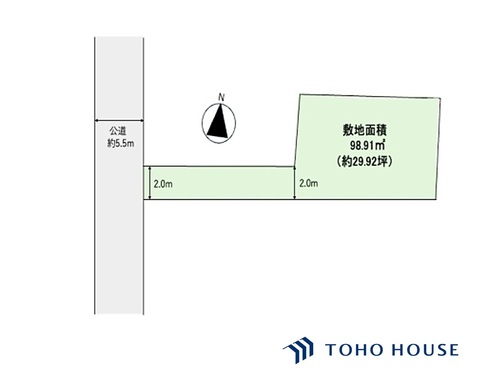 中央区上落合6丁目　全1区画