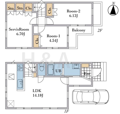 大田区南馬込３丁目　２区画