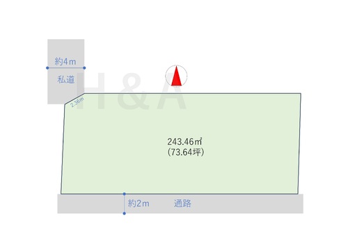 大田区大森西３丁目　１区画