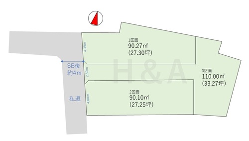 大田区南馬込1丁目 2区画