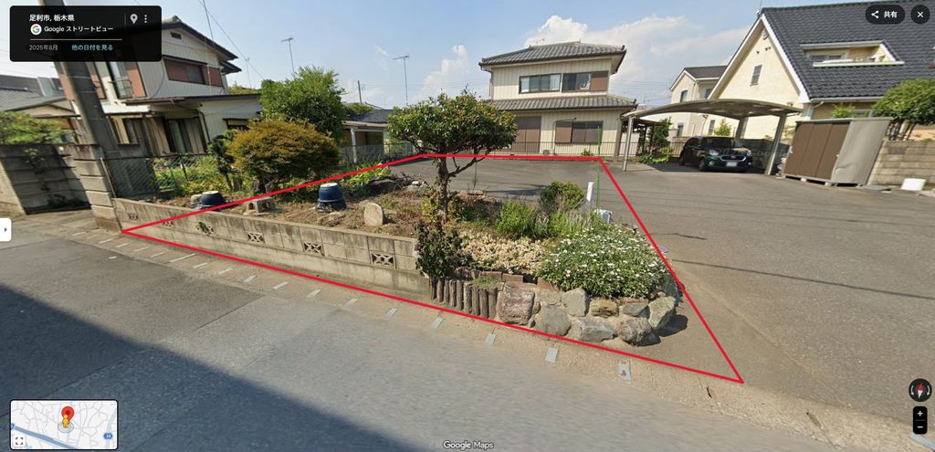 売土地　足利市堀込町