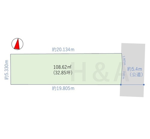 品川区小山２丁目　１区画