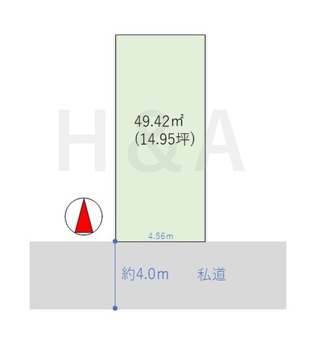 大田区多摩川２丁目　１区画