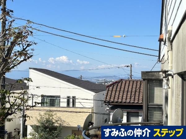 既存建物から富士山の眺望です。　※天候によります。