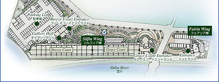 レーベンスクエア川口・敷地配置図