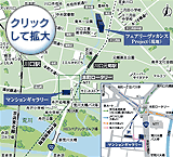 レーベンスクエア川口・現地案内図