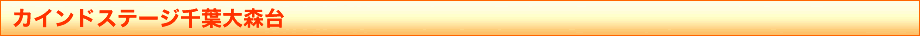 カインドステージ千葉大森台