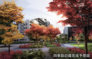 四季彩の森完成予想図
