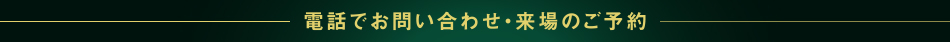 電話でお問い合わせ・来場のご予約