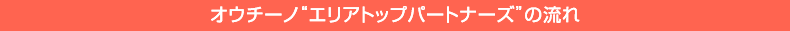 オウチーノ”エリアトップパートナーズ”の流れ