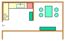 D（独立型ダイニング）