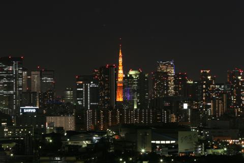 東京タワーを一望できるロケーション