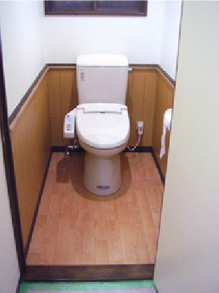 あたたかな洋式トイレ