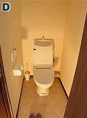トイレの便器をINAXのウォシュレット一体型便器アメージュCに交換いたしました。
