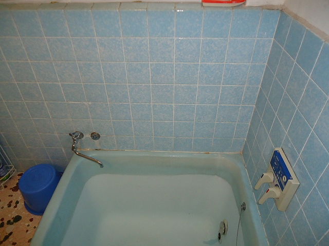 以前のガス釜のお風呂