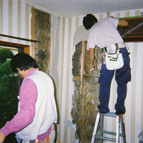 耐震補強アップの工事